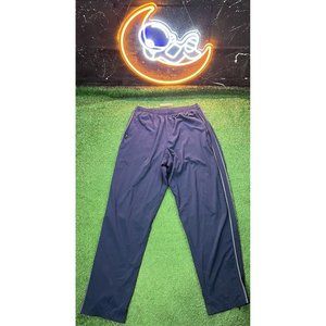 Vintage Nike Y2k Navy Blue Windbreaker Swooshie Pants‎ Joggers Mens Sz XL